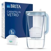 Brita Glass Water Filter Pitcher 2.5L Light Blue