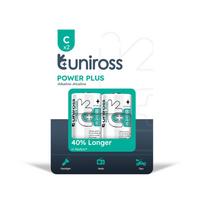 Uniross Batteries Uniross Power Plus C / LR14 Standard Batteries 7000mAh, 2 pcs.