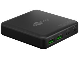 Goobay 4-port USB GaN Charger 100W PD Black