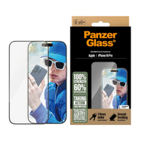 PanzerGlass Screen Protector for Apple iPhone 16 Pro 6.3 | Ultra-Wide Fit