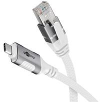 Goobay USB-C 3.1 to RJ45 network adapter 15 m CAT6 1Gbit/s White
