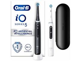 Oral-B IO Series 5 Duo Electric Toothbrush White and Black