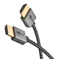 Goobay Slim High Speed HDMI 2.0 Cable with Ethernet, 5 m
