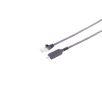 S-Impuls  USB-C LAN Adapter Cable 1G RJ45 PVC Black 15M