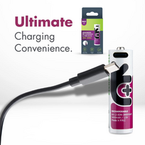 Uniross Batteries Uniross USB-C 18650 Lithium Battery Rechargeable 2000mAh