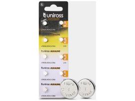 Uniross Batteries Uniross Alkaline LR66 Button Cell Batteries 10 pcs
