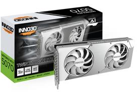 InnoVISION Multimedia Technologies Inno3D GeForce RTX 5070 Twin X2 OC White - 12GB GDDR7 RAM - Graphics Card