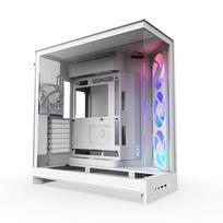NZXT H9 Flow RGB 2025 Tower ATX No power supply White