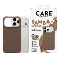 PanzerGlass CARE by Fashionable Case Samba Protective Case for iPhone 17 Pro Max Espresso