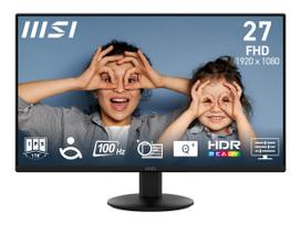 MSI Pro MP272L 27" VA 1920 x 1080 (Full HD) DisplayPort HDMI 100 Hz