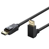 Goobay DisplayPort 2.1 Cable Angled Downwards 8K 144Hz 3 m