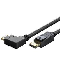Goobay DisplayPort 2.1 Cable Right-angled 8K 144Hz 1 m