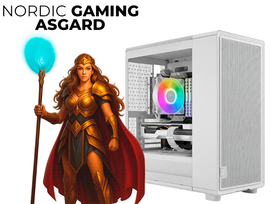 Direct Computer Supplies Nordic Gaming Asgard Freja V3 Gaming PC | Ryzen 5 32GB RX 9060 1TB