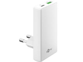 Goobay USB-C 45W GaN Adapter 1xUSB-C + 1xUSB-A White