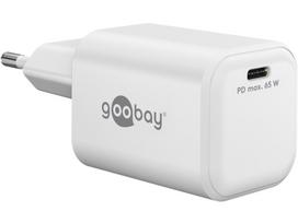 Goobay GaN Fast Charger Nano Adapter 65W 1xUSB-C White