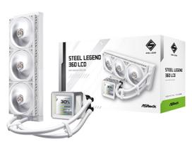 ASROCK Steel Legend 360 LCD Intel/AMD Liquid Cooler White