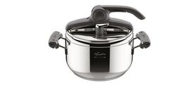 LAGOSTINA Preziosa 012018010505 pressure cooker for stovetop, 5 L, Stainless steel