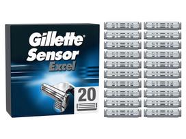 Gillette Sensor Excel Barberblade, 20 pcs.