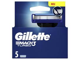 Gillette Mach3 Turbo Barberblade, 5 pcs.