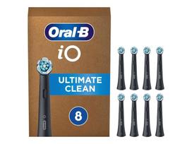 Oral-B iO Ultimate Clean Brush Heads Black, 8 pcs.