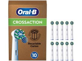 Oral-B Pro CrossAction Brush Heads White, 10 pcs