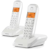 Motorola  Cordless landline telephone set, 2 pcs, S1202 white