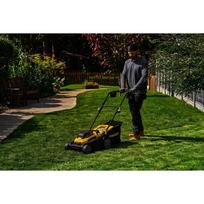 Stanley V20 cordless lawnmower 36V (2x18V) (black/yellow, without battery)