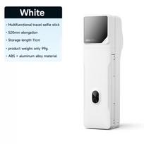 Mini Foldable Multi-Functional Travel Selfie Stick for Control Portable 360 Rotating Phone Holder for Vlog Live I20 balta