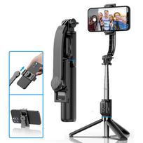 C01 Extendable Selfie Stick Tripod Stainless Steel Detachable Clip with Wireless Remote C01 juoda