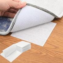 10pair 6cm/2.36inch Self-Adhesive Hook and Loop Tape Dot Double-Sided Adhesive Tape Nylon Sticker With Glue For Home Office (WHITE,60mm) balta