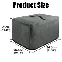 Air Fryer Dust Cover for Ninja Foodi AG301 AG302 AG400 Waterproof Oxford Fabric Kitchen Toaster Dust Cap with Storage Pockets