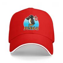 Baseball Caps Pingu Anime Awesome Graphic Unisex Sport Summer Hats One Size