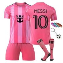 Majamis Messi Nr.10 Vaikams Sporto įranga 2025/2026 Sezonas 3 Apyrankės Raktų pakabukas Poliesteris 46795 Rožinė 100-110 cm rožinė