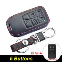 Leather Car Key Cover Bag For Volvo Xc70 Xc60 V70 V60 S80 S60 V40 Keychain Holder Smart Keyless Remote Fobs Shell Protector Case