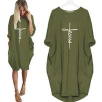 Womens Jumper Ladies Oversized Baggy Long Sleeve Pocket Pullover  Dress XXL