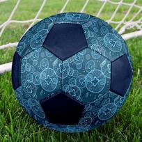 1PC Blue Mushroom Soccer Ball Size 5 Football Machine Sewn Indoor/Outdoor Universal Football A35 Size 5