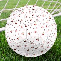 1PC Cherries Hearts Ribbons Soccer Ball Size 5 Football Machine Sewn Indoor/Outdoor Universal Football Gift W48 Size 5