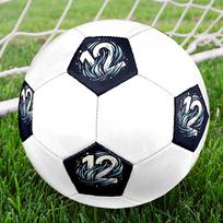 1PC Wave Numbers Soccer Ball Size 5 Football Machine Sewn Indoor/Outdoor Universal Football W105 Size 5