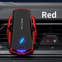 Automatinis spaustukas belaidis įkrovimo laikiklis 10w greitas įkroviklis universalus mobiliesiems telefonams as picture raudona