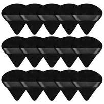 5/10/15/30/50Pcs Mini Portable Triangle Powder Puff Dry Soft Sponges Loose Powder Setting Makeup Air Puff Tools black