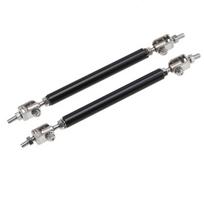 Adjustal Car Front Bumper Lip Splitter Rod Strut Tie Bar Support Kit Universal