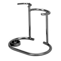 Razor Stand Safety Stainless Steel Modern Design Rustless Durable Small Portable Shaving Brush Holder for Restroom Black juoda
