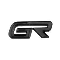 3D Metaliniai GR raidžių priekinės grotelių emblemos ženklelis galinės bagažinės lipdukai GR Gazoo Racing sportiniam automobiliui priedai