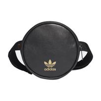 Adidas Originals Polyurethane Shoulder Bag, Crossbody Bag, Sling Bag, Fanny Pack Mini Women's Black Adidas FL9628 juoda