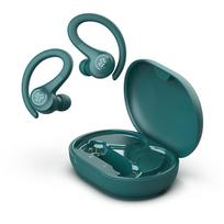 JLab Go Sport sports wireless earphones that stay securely in place even while running Lightweight IP55 dust and water resistant Ambient sound