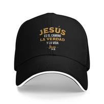 New Baseball Caps Jesus Esperanza Devida Spanish  Wear For Unisex Women Trucker Cap Fashion  Sun Cap Adjustable One Size