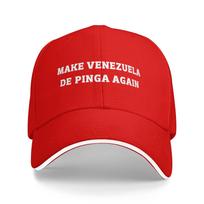 Baseball Cap MAKE VENEZUELA DE PINGA AGAIN Stuff Unisex Casquette  Hats Cap Unique Design Daily Summer Gift Snapback Hat One Size