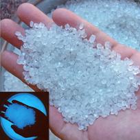 1000pcs 3-5mm Luminous Sand Glow In Dark Pebbles Stone Home Garden Yard Outdoor Path Lawn Decorations Fish Tank Aquarium Decor (White,3-5mm)