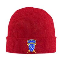 Armija BiH  Knitted Hat for Women Unisex Beanie Winter Hat Acrylic Army of the Republic of Bosnia Warm Melon Cap One Size