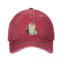 Minimal Cold Brew Cup Icon Washed Baseball Cap Outdoor For Womens Unisex FeUnisex Dad Hat Adjustable